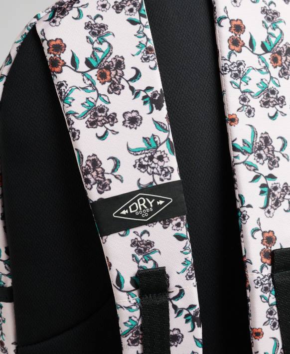 erkekler Superdry pembe baskılı montana sırt çantası NNTB1634