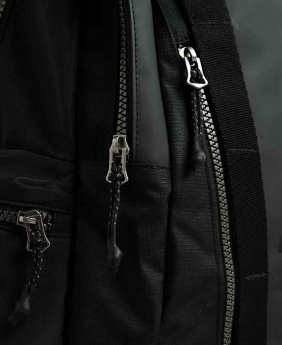 erkekler Superdry siyah dağ muşamba grafik sırt çantası NNTB1696