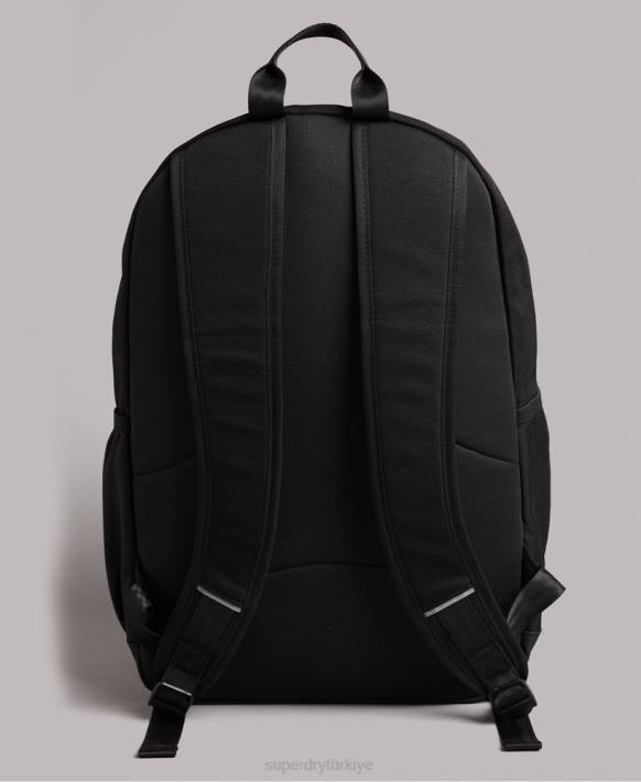 erkekler Superdry siyah temel montana sırt çantası NNTB1632