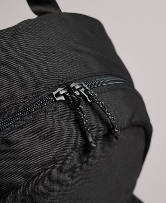 erkekler Superdry siyah temel montana sırt çantası NNTB1632