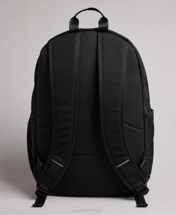 erkekler Superdry siyah temel montana sırt çantası NNTB6375