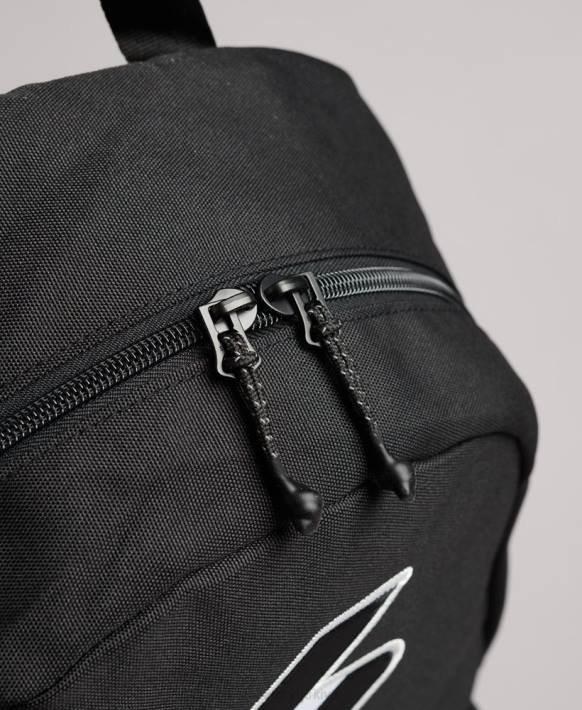 erkekler Superdry siyah temel montana sırt çantası NNTB6375