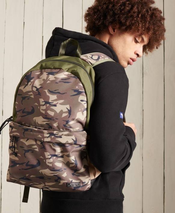 erkekler Superdry yeşil trek montana sırt çantası NNTB6426
