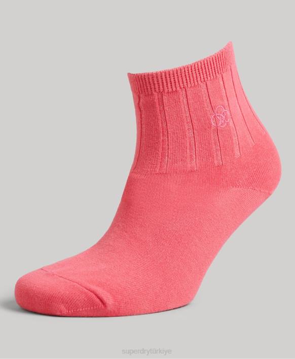 erkekler Superdry çok organik pamuklu bilekte çorap paketi NNTB1664