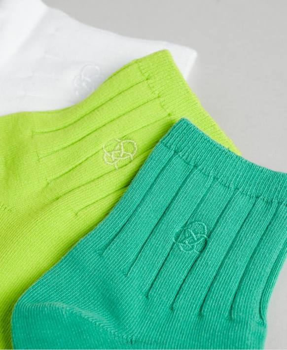 erkekler Superdry çok organik pamuklu bilekte çorap paketi NNTB1721