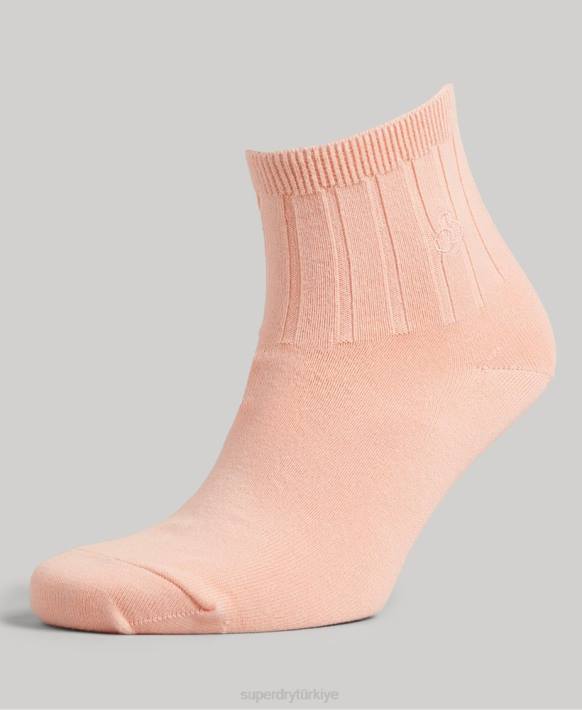 erkekler Superdry çok organik pamuklu bilekte çorap paketi NNTB1729