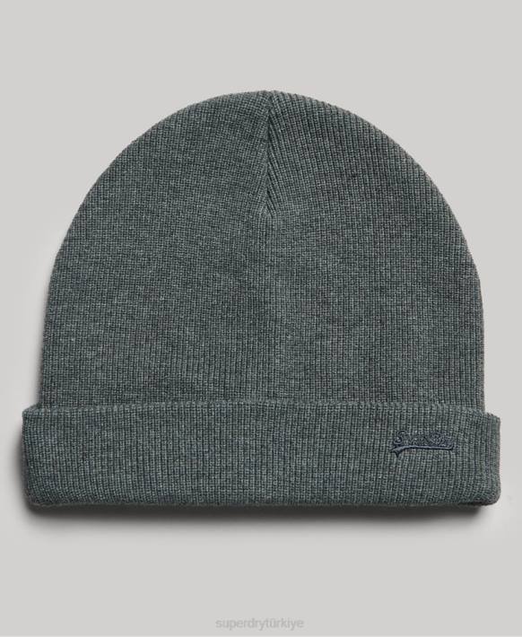 erkekler Superdry gri eski logo aksesuar seti NNTB1648