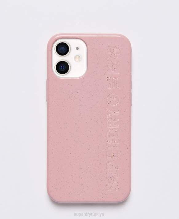 erkekler Superdry pembe snap telefon kılıfı iphone 12 mini NNTB6420