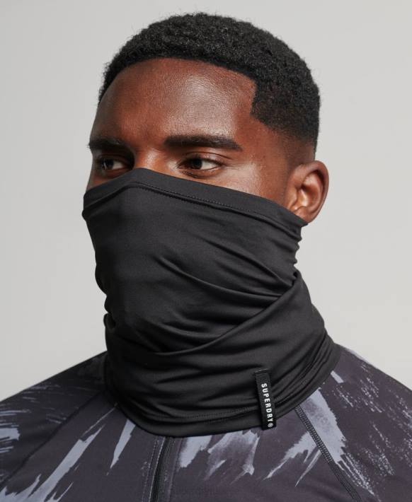 erkekler Superdry siyah kar tüpü NNTB1391