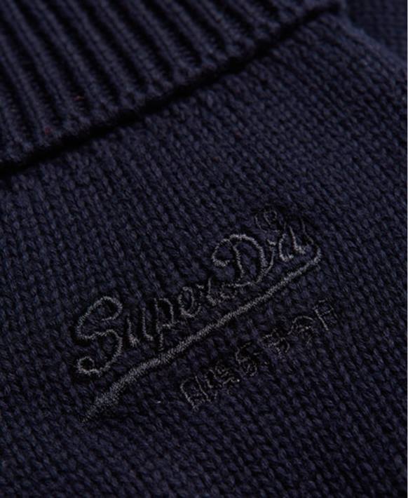 erkekler Superdry Donanma eski logo klasik eldiven NNTB1801