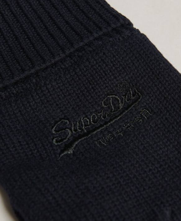 erkekler Superdry Donanma gerekli düz eldivenler NNTB1705