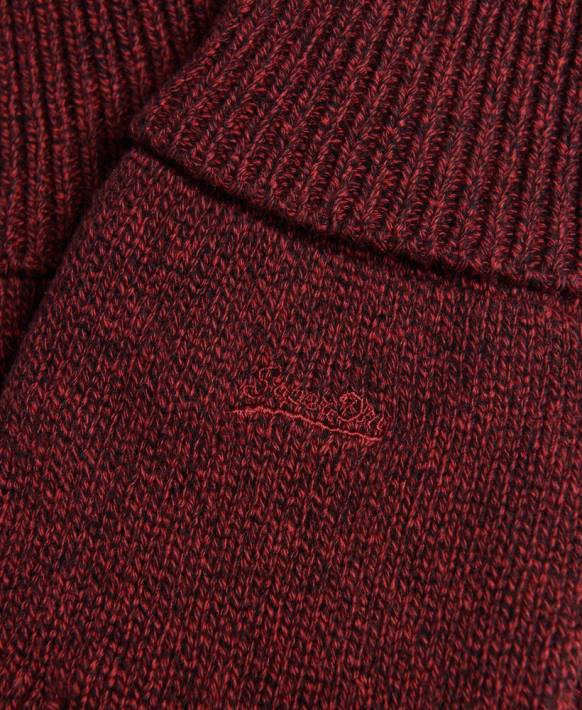 erkekler Superdry kırmızı eski logosu eldiven NNTB1724