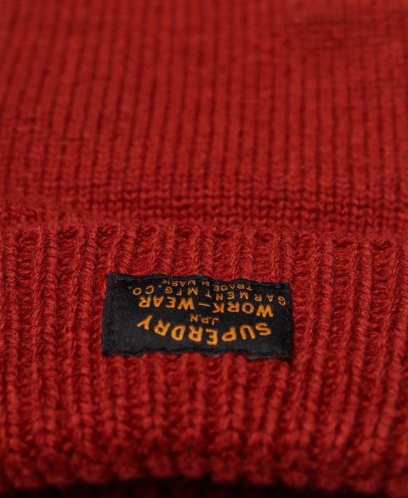 erkekler Superdry kırmızı radar eldiveni NNTB6392