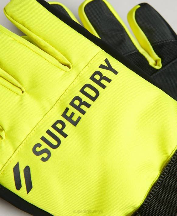 erkekler Superdry sarı kar eldivenleri NNTB1388