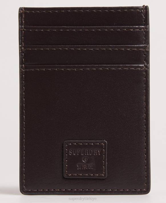 erkekler Superdry kahverengi benson kutulu kemer seti NNTB6457