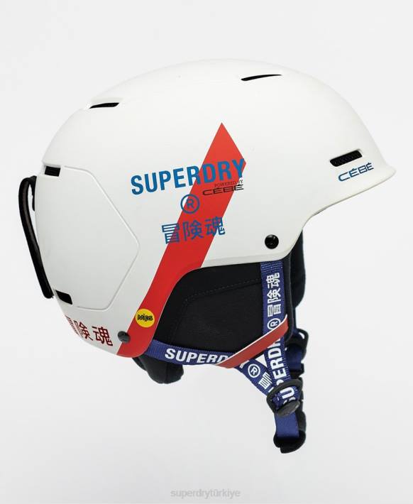 erkekler Superdry beyaz cebe pow mips kask NNTB1396