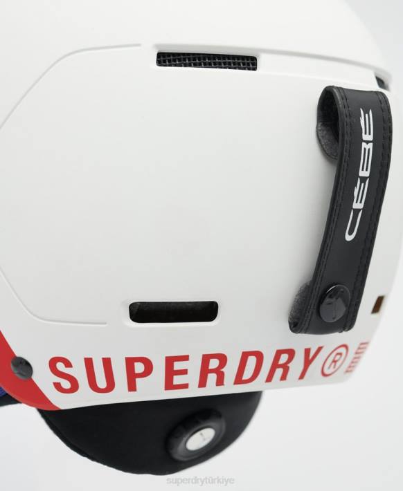 erkekler Superdry beyaz cebe pow mips kask NNTB1396
