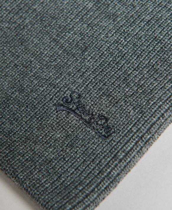 erkekler Superdry gri organik pamuk turuncu etiket eski logo bere NNTB6434