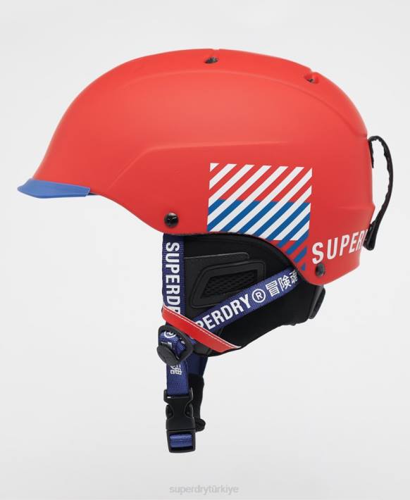erkekler Superdry kırmızı cebe yarışma siperliği nihai kask NNTB1402