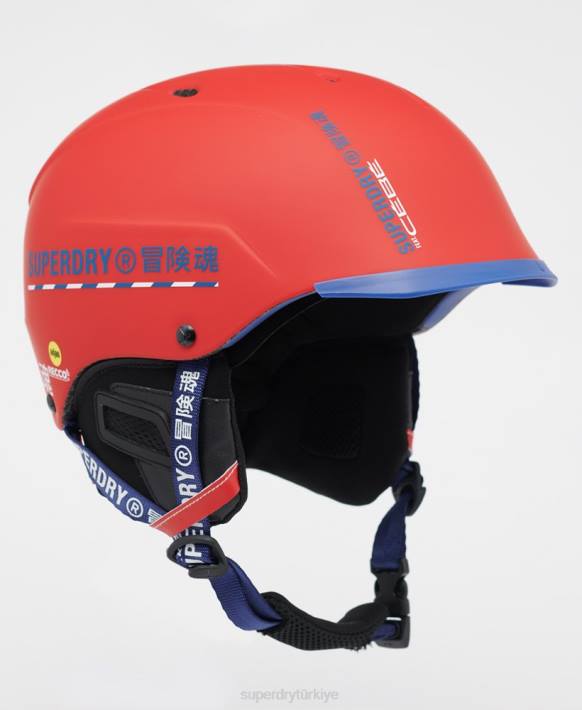 erkekler Superdry kırmızı cebe yarışma siperliği nihai kask NNTB1402