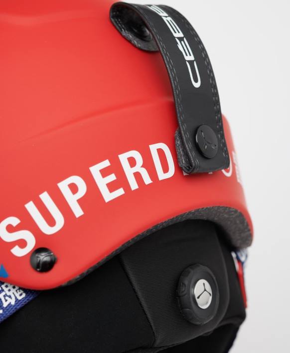 erkekler Superdry kırmızı cebe yarışma siperliği nihai kask NNTB1402