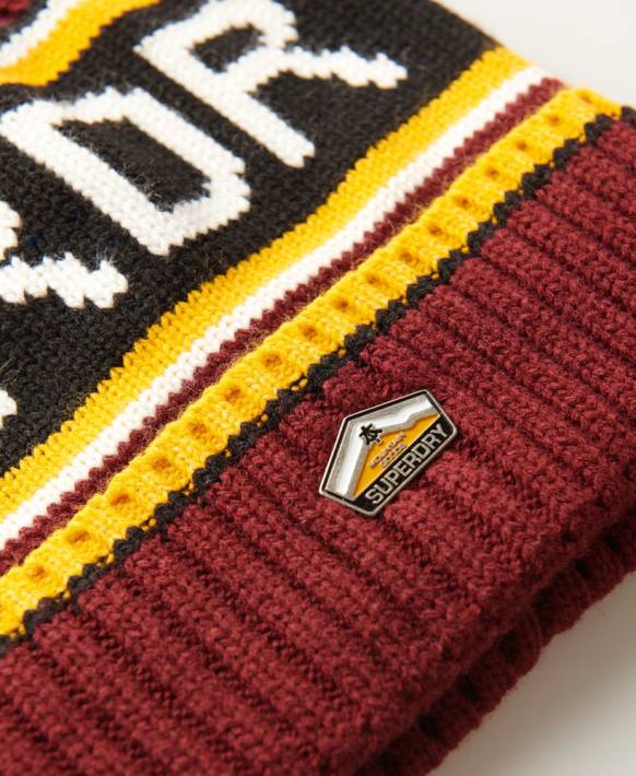 erkekler Superdry kırmızı logosu bere NNTB1838