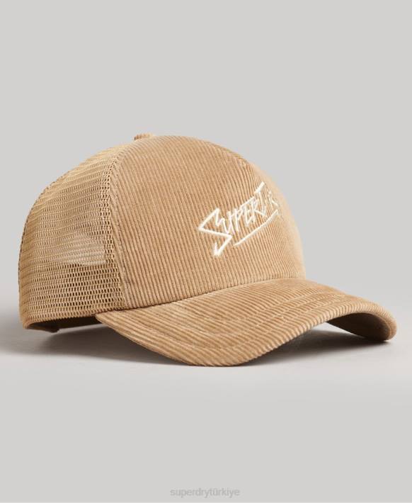 erkekler Superdry kahverengi eski marka kordon kapağı NNTB1623