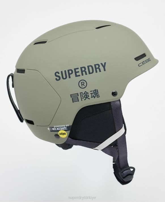 erkekler Superdry yeşil cebe pow mips kask NNTB1398