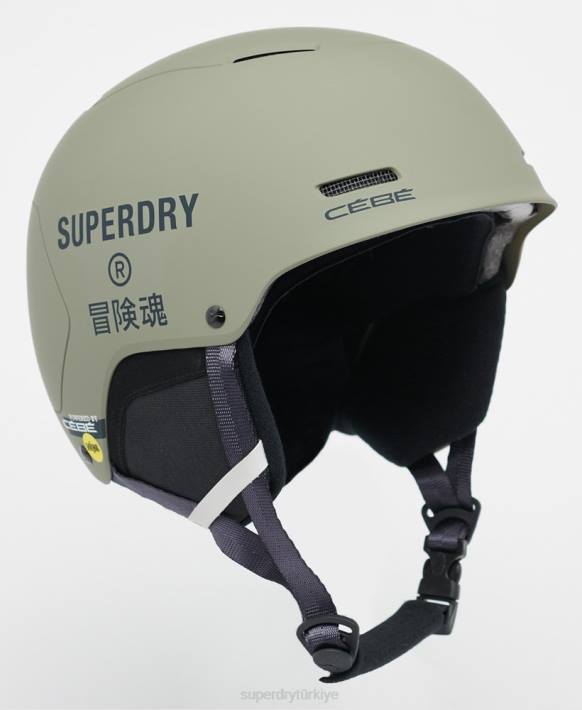 erkekler Superdry yeşil cebe pow mips kask NNTB1398