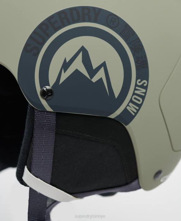 erkekler Superdry yeşil cebe pow mips kask NNTB1398