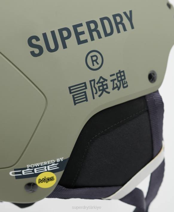 erkekler Superdry yeşil cebe pow mips kask NNTB1398