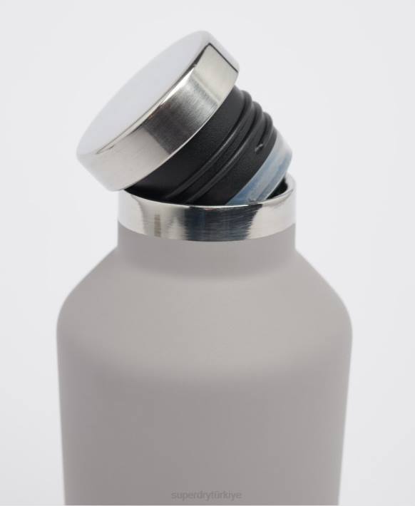 erkekler Superdry gri eğitim çelik şişe NNTB1828