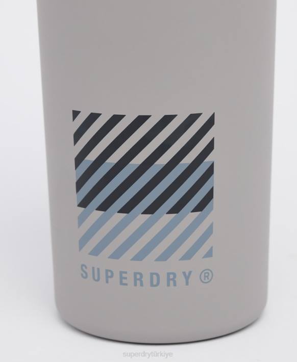 erkekler Superdry gri eğitim çelik şişe NNTB1828