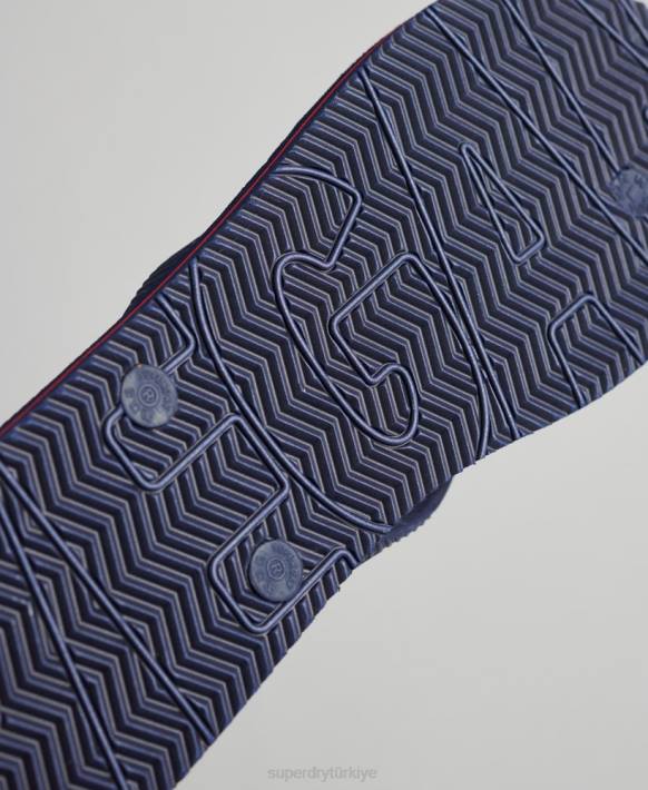 erkekler Superdry Donanma vegan parmak arası terlik NNTB1896