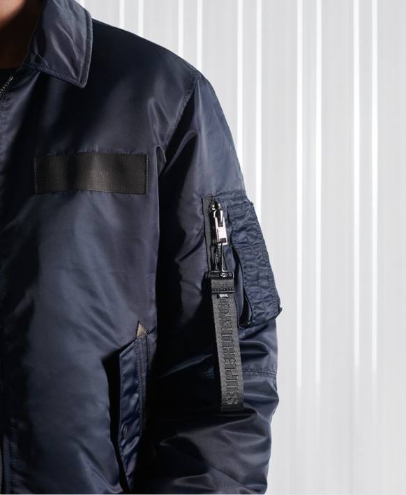 erkekler Superdry Donanma enerji ma2 bombardıman ceketi NNTB4757