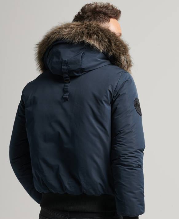 erkekler Superdry Donanma everest bombacı ceketi NNTB4500