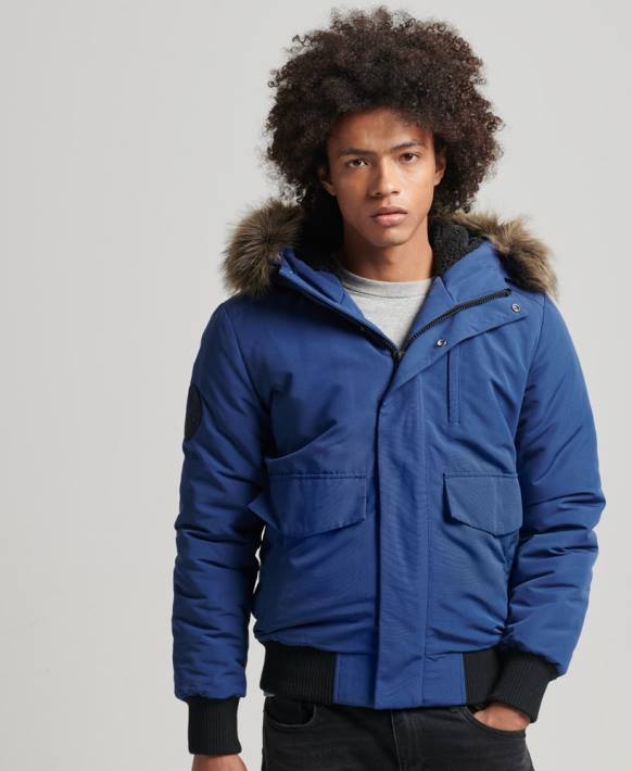 erkekler Superdry Donanma everest bombacı ceketi NNTB4565