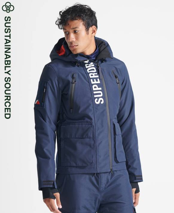 erkekler Superdry Donanma nihai kurtarma ceketi NNTB6466