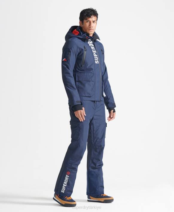 erkekler Superdry Donanma nihai kurtarma ceketi NNTB6466