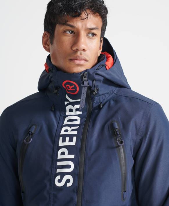 erkekler Superdry Donanma nihai kurtarma ceketi NNTB6466