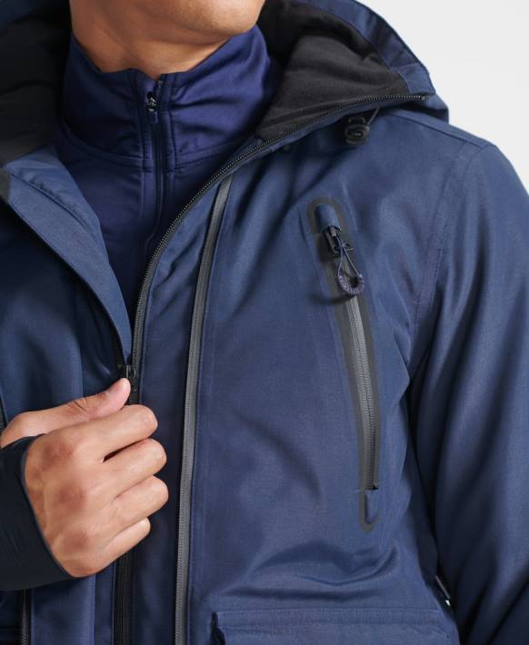 erkekler Superdry Donanma nihai kurtarma ceketi NNTB6466