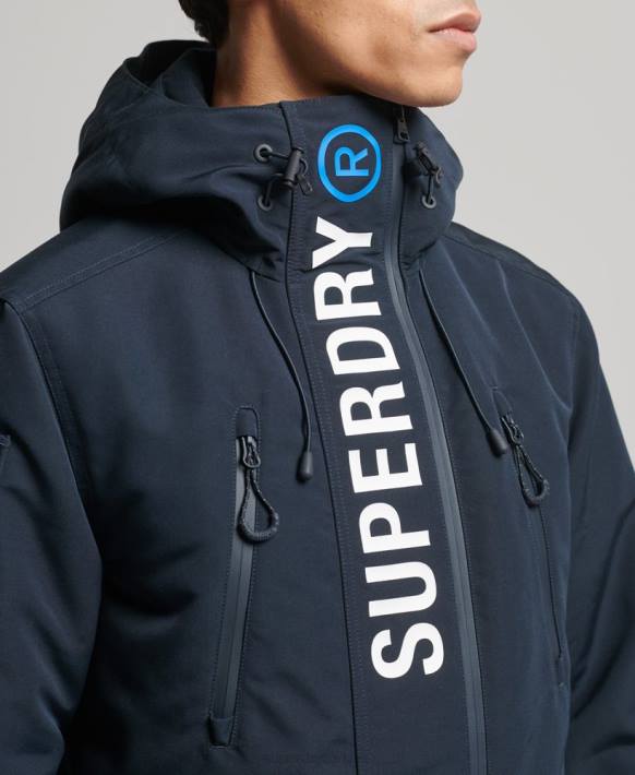 erkekler Superdry Donanma nihai sd rüzgarlık ceketi NNTB1078