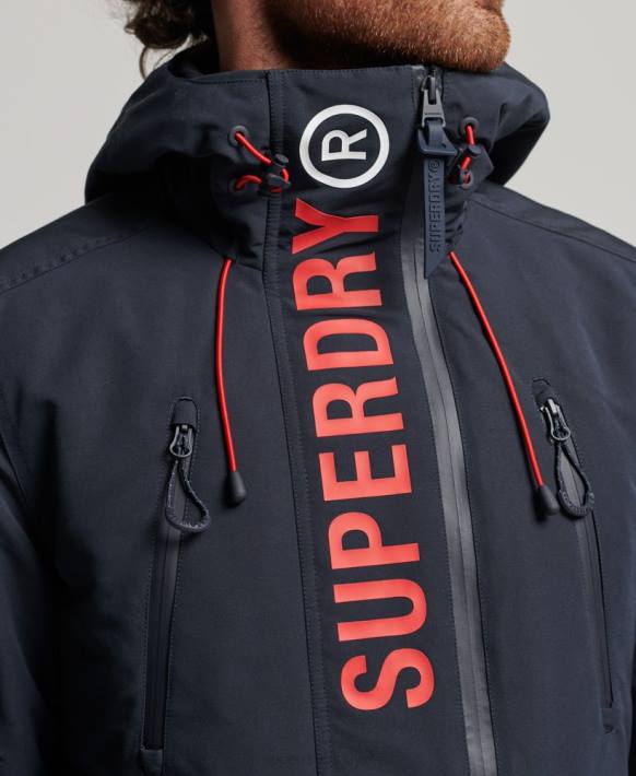 erkekler Superdry Donanma nihai sd rüzgarlık ceketi NNTB1101
