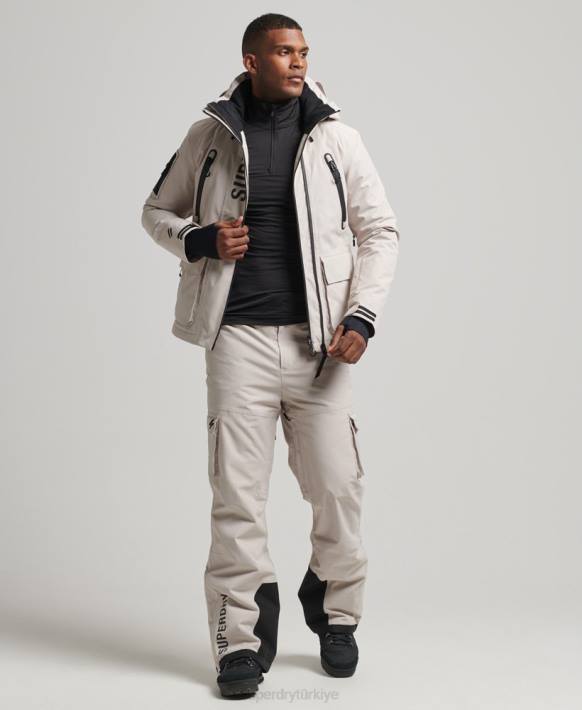 erkekler Superdry açık gri nihai kurtarma ceketi NNTB1370