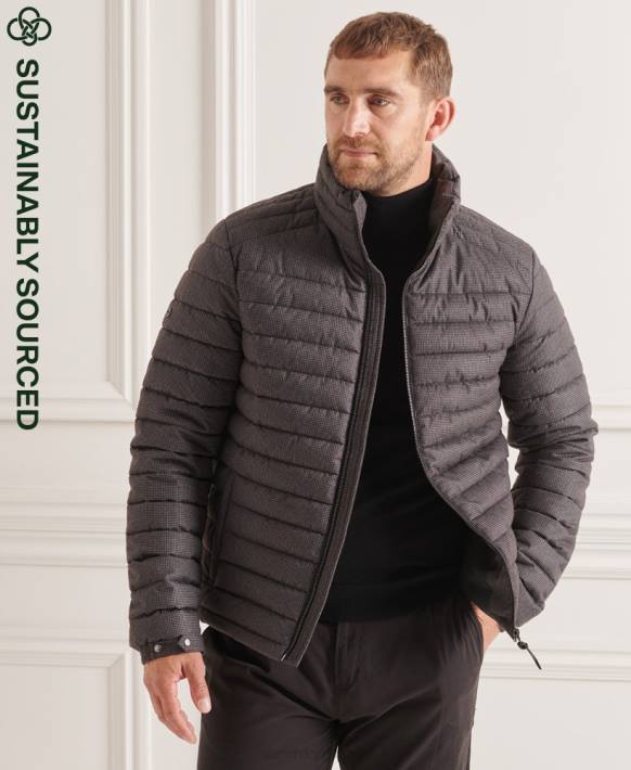 erkekler Superdry gri studios kapüşonsuz fuji ceket NNTB4679