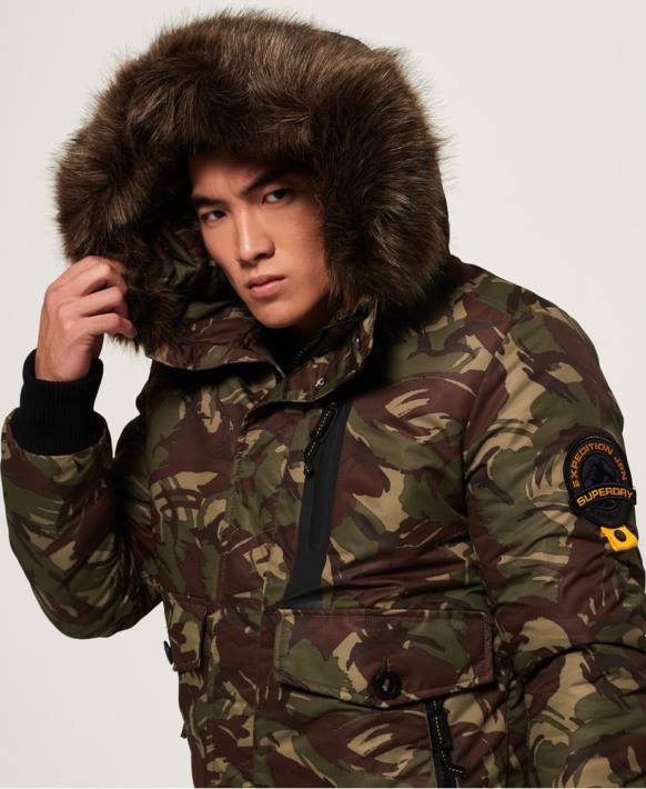 erkekler Superdry haki everest bombacı ceketi NNTB4708