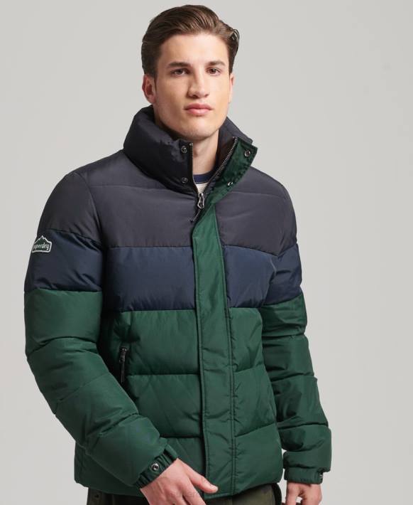 erkekler Superdry yeşil eski retro cb kirpi NNTB4471