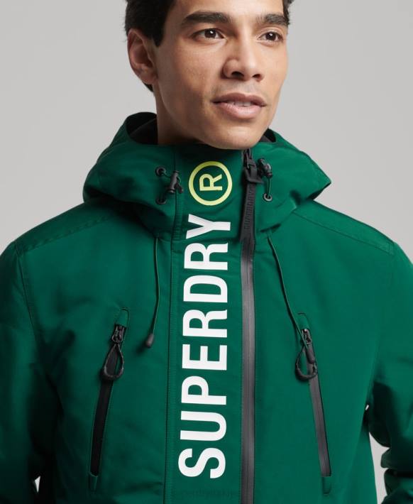 erkekler Superdry yeşil nihai sd rüzgarlık ceketi NNTB930