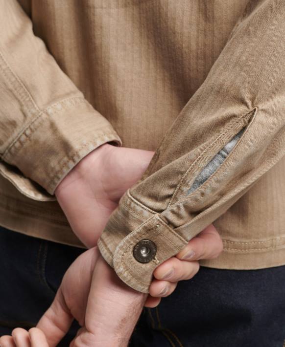 erkekler Superdry bronzlaşmak tüccar mağazası - balıksırtı ince ceket NNTB150