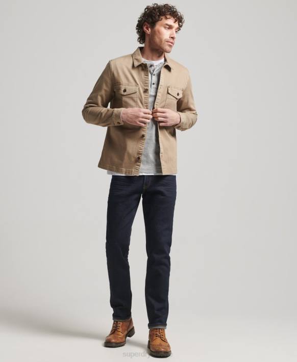 erkekler Superdry bronzlaşmak tüccar mağazası - balıksırtı ince ceket NNTB150